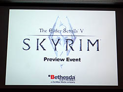 画像集#001のサムネイル/「The Elder Scrolls V: Skyrim」メディア向け体験会で実際に2時間30分ほど触ってきたので，さっそくプレイレポートをお届け