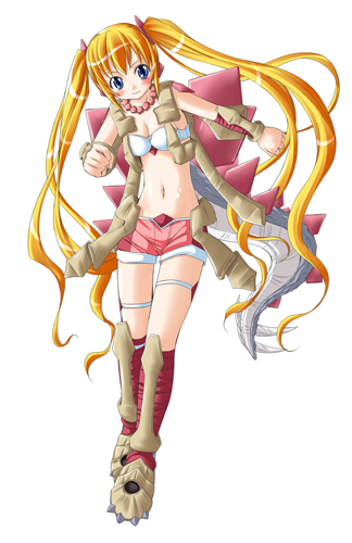 画像集#005のサムネイル/美少女ならモンスターでもオッケー? 「クイーンズゲイト スパイラルカオス」,従者ジャンの力で新種の“ギャル型モンスター”を捕獲せよ