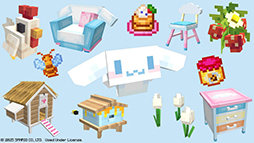 画像集 No.003のサムネイル画像 / 「Minecraft」，サンリオキャラクターズとのコラボDLC「Hello Kitty and Friends DLC」を配信開始