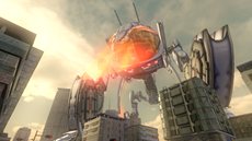 画像集#036のサムネイル/「地球防衛軍4」マルチプレイ時に戦友と共に乗り込める新兵器や,フォーリナーの要塞「マザーシップ」「四足歩行要塞」を紹介