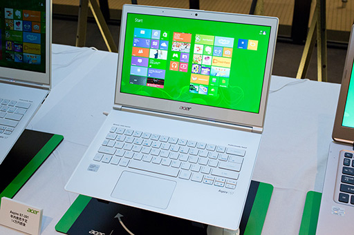 画像集#021のサムネイル/Acer,Windows 8採用PCのラインナップを国内発表。タブレットや世界最薄Ultrabookなどを公開