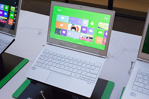 画像集#026のサムネイル/Acer,Windows 8採用PCのラインナップを国内発表。タブレットや世界最薄Ultrabookなどを公開