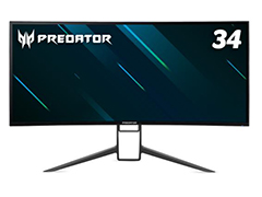 Acer,遅延計測機能搭載の34型ウルトラワイドディスプレイ「Predator X34」を発売