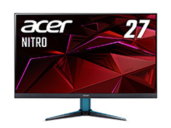 2560×1440ドットでFreeSync対応の27型液晶ディスプレイ計2製品がAcerから