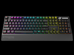 Cherry MX Red採用の「Strike Pro Spectra」などOzone製のゲーマー向けキーボード2製品が3月3日に国内発売