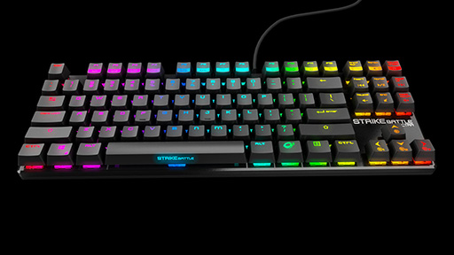 画像集 No.003のサムネイル画像 / Cherry MX Red採用の「Strike Pro Spectra」などOzone製のゲーマー向けキーボード2製品が3月3日に国内発売