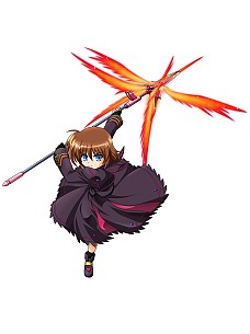 画像集#025のサムネイル/「魔法少女リリカルなのはA’s PORTABLE -THE GEARS OF DESTINY-」,22名のキャラクターと各技表を紹介。新キャラ「砕け得ぬ闇」の情報も公開に