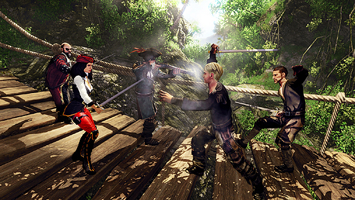 画像集#002のサムネイル/ドイツ産RPG「Risen 2: Dark Waters」の最新ムービー公開。キックやパンチも取り入れたパイレーツらしいアクションスタイルを追及
