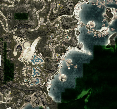 画像集#009のサムネイル/「DEAD ISLAND」,リゾートと荒地の2面性を持つ“楽園”バノイ島の全貌が公開。キャラクタースキルの詳細も明らかに