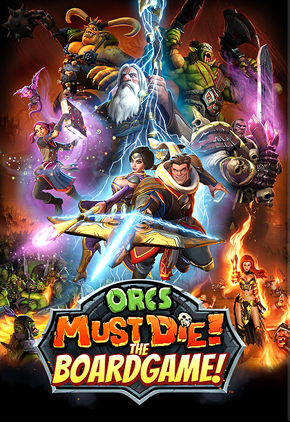 画像集 No.001のサムネイル画像 / オークの大軍を撃退する「Orcs Must Die!」がボードゲームで楽しめる。Kickstarterで，「Orcs Must Die! The Boardgame」プロジェクトがスタート