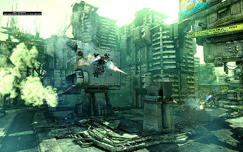 画像集#004のサムネイル/広大な都市で，ロボットが戦う姿がカッコよすぎ。オンラインアクション，「Hawken」は今からヒット作になりそうな気配