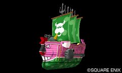 画像集#001のサムネイル/「スライムもりもりドラゴンクエスト3 大海賊としっぽ団」，スライムでもりもりな“船バトル”の流れや，モンスターを模したユニークな海賊船が公開