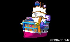 画像集#004のサムネイル/「スライムもりもりドラゴンクエスト3 大海賊としっぽ団」，スライムでもりもりな“船バトル”の流れや，モンスターを模したユニークな海賊船が公開