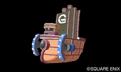 画像集#006のサムネイル/「スライムもりもりドラゴンクエスト3 大海賊としっぽ団」，スライムでもりもりな“船バトル”の流れや，モンスターを模したユニークな海賊船が公開