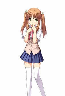画像集#002のサムネイル/「さかあがりハリケーン Portable」,ヒロイン紹介ムービー「グリグラ情報局」第4回はおっちょこちょいなマスコットキャラ大澤 柚にフォーカスするでじゅ