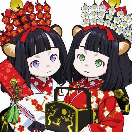 画像集#004のサムネイル/「俺屍」11月10日の発売に先がけ,7週連続キャンペーン「俺のつぶやきを越えてゆけ」を開始。レア神様「紅梅白梅童子」を手に入れてゆけ