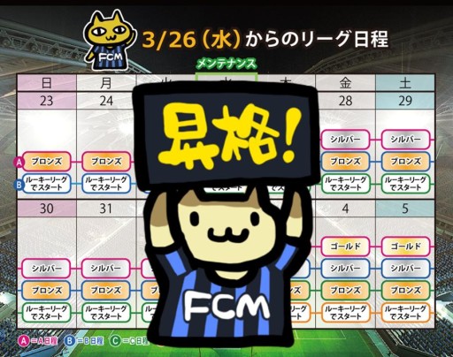 画像集#001のサムネイル/「FCマネージャー」，シルバーリーグが登場。一部選手カードの画像を更新