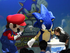 マリオも祝福に駆けつけた「ソニック25周年 アニバーサリーパーティー」をレポート。25年に及ぶソニックの歴史を開発陣が語った