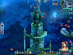 画像集#016のサムネイル/神秘の海底に謎の機械化海洋生物とドラゴンの塔を見た。「BraveSongOnline」大型アップデート「蒼海の章」レポート