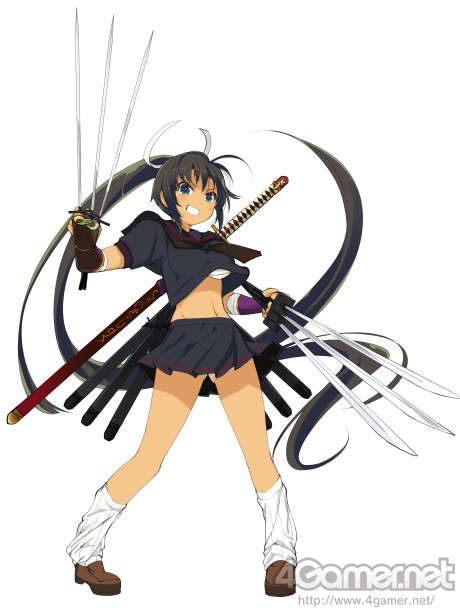 画像集#033のサムネイル/「閃乱カグラ -少女達の真影-」,ライバル勢はやはり手強い? “悪忍”養成機関,秘立蛇女子学園のメンバー達が公開に