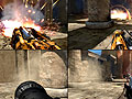 「Serious Sam 3」は,PC版でもスプリットスクリーンをサポート。おい,俺の画面をチラ見するなって