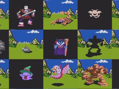 初代「ドラゴンクエスト」の全モンスター40種と改めて戦ってみた。おなじみのキャラも,37年前のドット絵だとちょっと違った雰囲気?