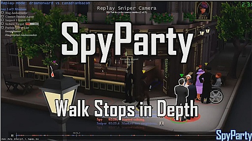 An absurdly detailed look at a SpyParty walking tell.