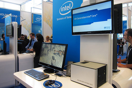 画像集#002のサムネイル/デスクトップPC向けHaswellのデモをIDF 2012会場で発見。2.6GHz駆動で6MB L3搭載か