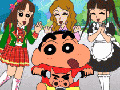 日本全国エコ化だゾ! ロックワークス,SNSゲーム「クレヨンしんちゃん 恋する47」のサービスをmobageで本日開始