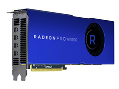 AMD,「Radeon Pro WX 8200」を9月上旬に税別999ドルで発売。Vega 10ベースのコンテンツ制作向けグラフィックスカード