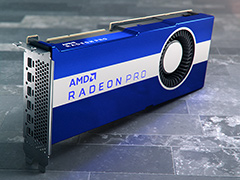 AMD,プロフェッショナル用途向け新型GPU「Radeon Pro VII」を発表。Radeon VIIベースの性能強化版