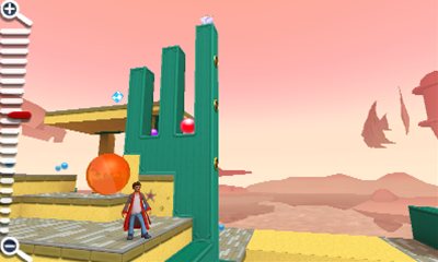 画像集#017のサムネイル/視点が変われば新たな発見も。「ナイトメアパズル クラッシュ3D」2次元と3次元を切り替えてゴールまでのルートを探す基本的なゲーム内容を紹介