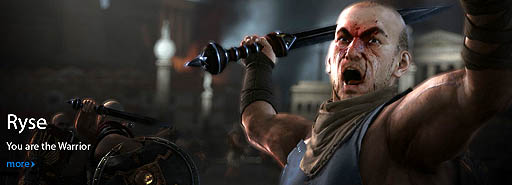 画像集#002のサムネイル/Crytekの新作「Ryse」は，Xbox One専用タイトルであることが明らかに。新型Kinectを駆使したゲームシステムを予定