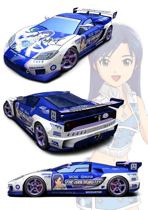 画像集#003のサムネイル/「リッジレーサー」,DLCミュージックパック16“バラエティ #1”を本日配信。4月12日配信予定のアイマス仕様車が公開