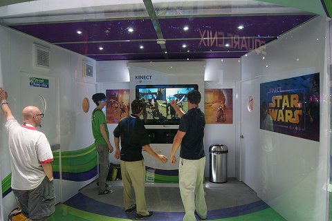 画像集#001のサムネイル/［E3 2011］オレはジェダイだった。「Kinect STAR WARS」などMicrosoftブースで体験したKinect対応タイトルをまとめてレポート