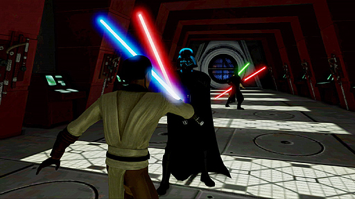 画像集#010のサムネイル/「Kinect スター・ウォーズ」は4月5日に発売。ジェダイとして,修行から,シスとのデュエル,ポッドレース,そして“ダンス”までを楽しめてしまう一作