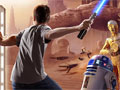 「Kinect スター・ウォーズ」の体験会で3D立体視のポッドレースに挑戦。R2-D2がしゃべる限定版も情報もあり