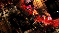 画像集#013のサムネイル/シリーズファン納得の難度と爽快感――Wii U「NINJA GAIDEN 3: Razor's Edge」を先行プレイ。プレイアブルになって鮮血を浴びるあやねの姿も妖艶だ