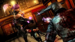画像集#014のサムネイル/シリーズファン納得の難度と爽快感――Wii U「NINJA GAIDEN 3: Razor's Edge」を先行プレイ。プレイアブルになって鮮血を浴びるあやねの姿も妖艶だ