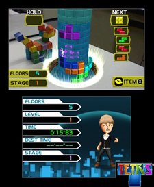 画像集#001のサムネイル/25種類のモードを収録したニンテンドー3DS版「テトリス」は10月20日に発売。「AR」機能を生かした新モードや新ルールが登場