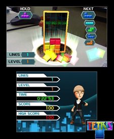 画像集#002のサムネイル/25種類のモードを収録したニンテンドー3DS版「テトリス」は10月20日に発売。「AR」機能を生かした新モードや新ルールが登場
