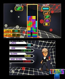 画像集#006のサムネイル/25種類のモードを収録したニンテンドー3DS版「テトリス」は10月20日に発売。「AR」機能を生かした新モードや新ルールが登場