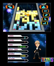 画像集#011のサムネイル/25種類のモードを収録したニンテンドー3DS版「テトリス」は10月20日に発売。「AR」機能を生かした新モードや新ルールが登場