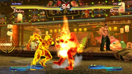 画像集#002のサムネイル/PS Vita版「STREET FIGHTER X 鉄拳」に搭載される新たな操作方法“カジュアルスタイル”が公開。タッチスクリーンと背面パッドのみで対戦可能に