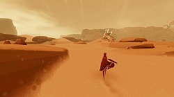 画像集#006のサムネイル/［Gamescom］この独特の映像美は一見の価値あり。PS3用オンラインアドベンチャー「Journey」の最新ムービーを掲載