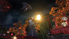 画像集#004のサムネイル/PS Vita「忍道2 散華」,ムササビライクに滑空する「風黒羽」,時を止めて敵を華麗に仕留める「斬刻」という2つの忍術の情報を公開