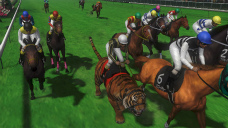 画像集#007のサムネイル/「Champion Jockey: Gallop Racer & GI Jockey」,競馬場を駆けるのは馬だけじゃない。DLCには“メカウマ”やタイガー,モトスケートが登場