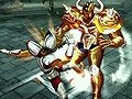「聖闘士星矢戦記」,ペガサス星矢/ドラゴン紫龍/キグナス氷河/アンドロメダ瞬/フェニックス一輝ら5人の青銅聖闘士と,黄金聖闘士アルデバランが公開
