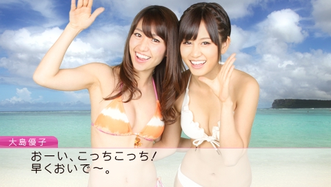 画像集#006のサムネイル/AKB48の大島優子さん，渡辺麻友さん，高橋みなみさん，指原莉乃さんら7人のメンバーが水着のグアムロケを語った，「AKB1/48 アイドルとグアムで恋したら…」発表会をレポート