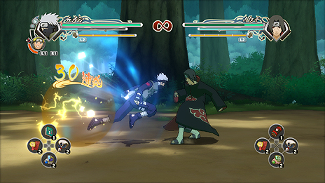 画像集#008のサムネイル/「NARUTO−ナルト− 疾風伝 ナルティメットストームジェネレーション」のバトルシステムが公開に。今作に収録される新作アニメは65分以上